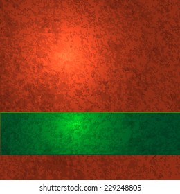 Christmas vector shiny red green background with metallic texture