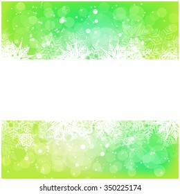 Christmas vector snowflake background for card. Snowfall illustration wallpaper.