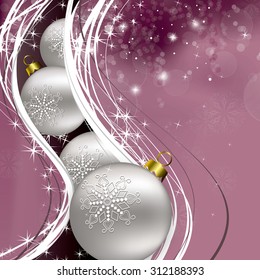 Christmas Vector Sparkly Background.