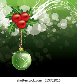 Christmas Vector Sparkly Background.