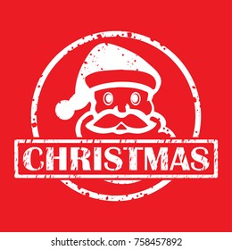 christmas vector stamp icon logo