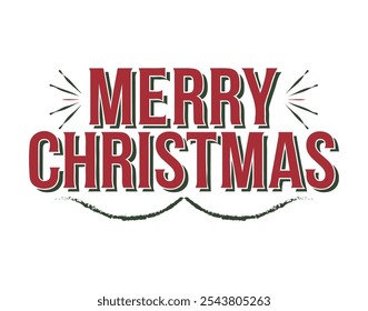 Christmas vector text Calligraphic Lettering Font vintage on wehite background.