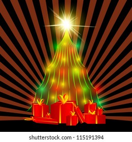 Christmas vector tree