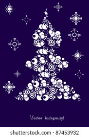 Christmas vector tree