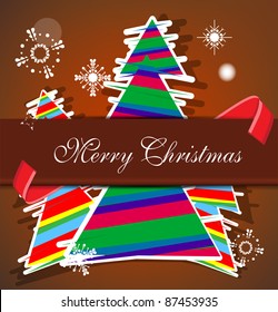 Christmas vector tree