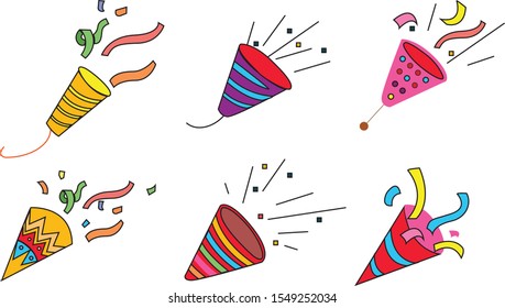 Christmas vector tree. Set of outline Cristmas icons. sock Illustration. Christmas and New Year concept.
