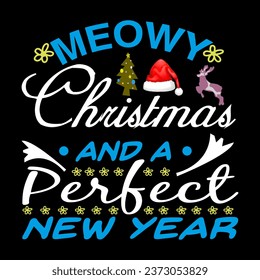 CHRISTMAS VECTOR AND TYPOGRAPHY T SHIRT DESIHN.