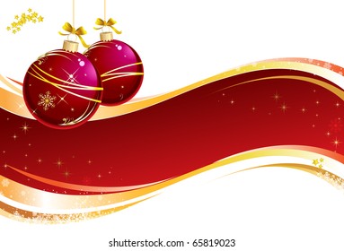 Christmas vectorial illustration. All elements are editable.