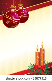 Christmas vectorial illustration. All elements are editable.