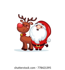 Christmas Vectors - Santa and Reindeer