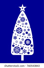 Christmas vectors  with snow 