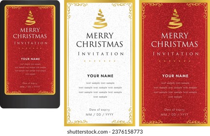 Christmas vertical post social media post template 02