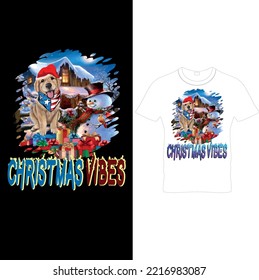  Christmas Vibes Dog T-shirt Design,Christmas Ugly Sweater Dog Shirt,Christmas Gift For Family Shirt,Christmas Dog Shirt, Merry Christmas Family Shirts,Matching Christmas Shirts.