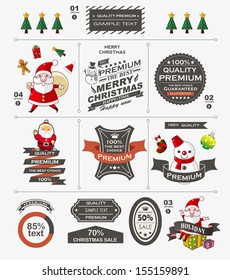 Christmas vintage banner