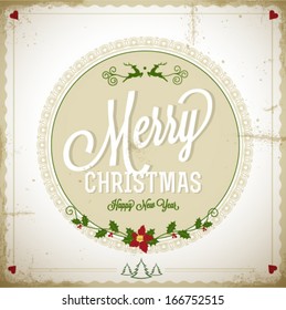 Christmas vintage card