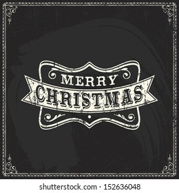 christmas vintage chalkboard merry sale cards chalk black vector ribbons xmas aged chalk text seal on a blackboard christmas vintage chalkboard merry sale cards chalk black vector ribbons joyful class