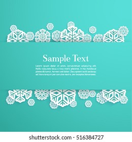Christmas vintage greeting card. Vector illustration.