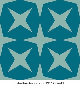 Christmas vintage groovy seamless pattern with stars. Vintage retro pattern with stars. Vector illustration 