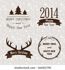 Christmas Vintage Labels