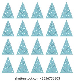 Christmas Vintage Trees Design Pattern Texture
