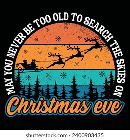 Christmas Vintage T-Shirt Print Template