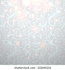 Christmas vintage winter background, vector