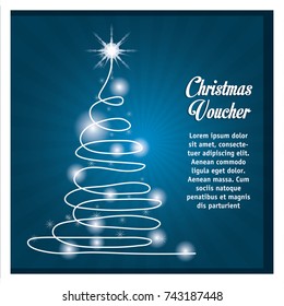 Christmas voucher design