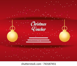 Christmas voucher design