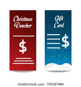 Christmas voucher design