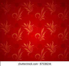 Christmas wallpaper red background. Classic paper texture