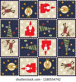 Christmas wallpaper.
Seamless winter packaging paper.
December's wrapping paper.
Cute decoration.
Pattern of the season.
Seamless Christmas pattern.