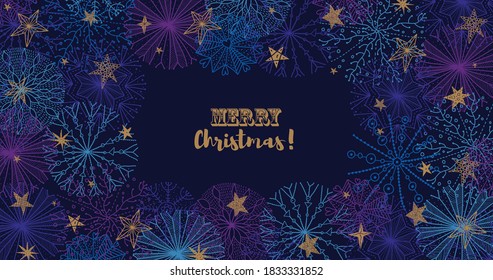  Christmas wallpapers for your desktop. Snowflakes and stars.