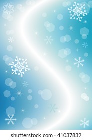 Christmas wave background (vector)