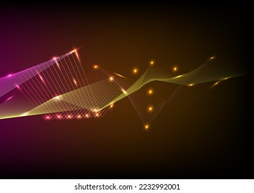 Christmas wave laser light beam technology engineering telecoms network abstract background texture web template graphic design futuristic vector illustration
