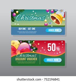 christmas web banner bell