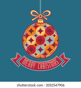 Christmas Weihnachten Noel Christmas red christmas ball Happy Christmas vector greeting card