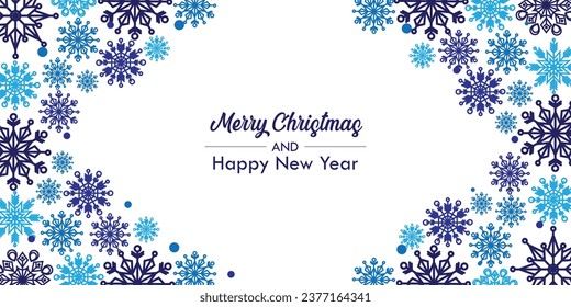 Weihnachtsweißer Hintergrund mit Schneeflocken