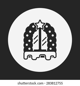 Christmas window icon