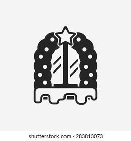 Christmas window icon