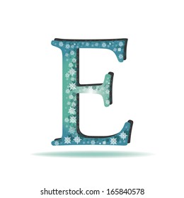 Christmas and winter abc-E