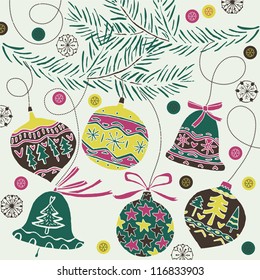 Christmas winter background