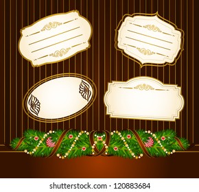 Christmas winter background