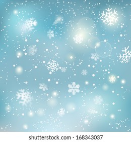 Christmas winter background