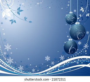Christmas winter background