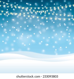 christmas winter background