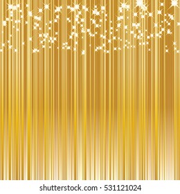 Christmas winter background. Abstract shiny gold background. Vector.