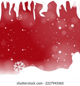 Christmas winter background with snowflakes.Holiday greeting card with snowflake background.for text,sale and more.