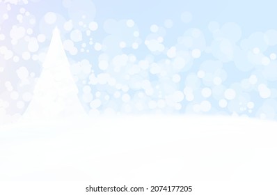 Christmas Winter Background, Snowy Happy New Year Backdrop. Awesome holiday Wallpaper with Snowflakes. Pastel Vector Design.