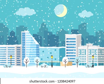 583,188 City winter background Images, Stock Photos & Vectors ...