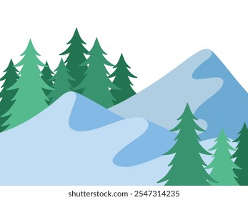 Christmas Winter Decoration Background Illustration